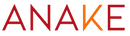 Colorful logo with the word 'ANAKE' on a white background